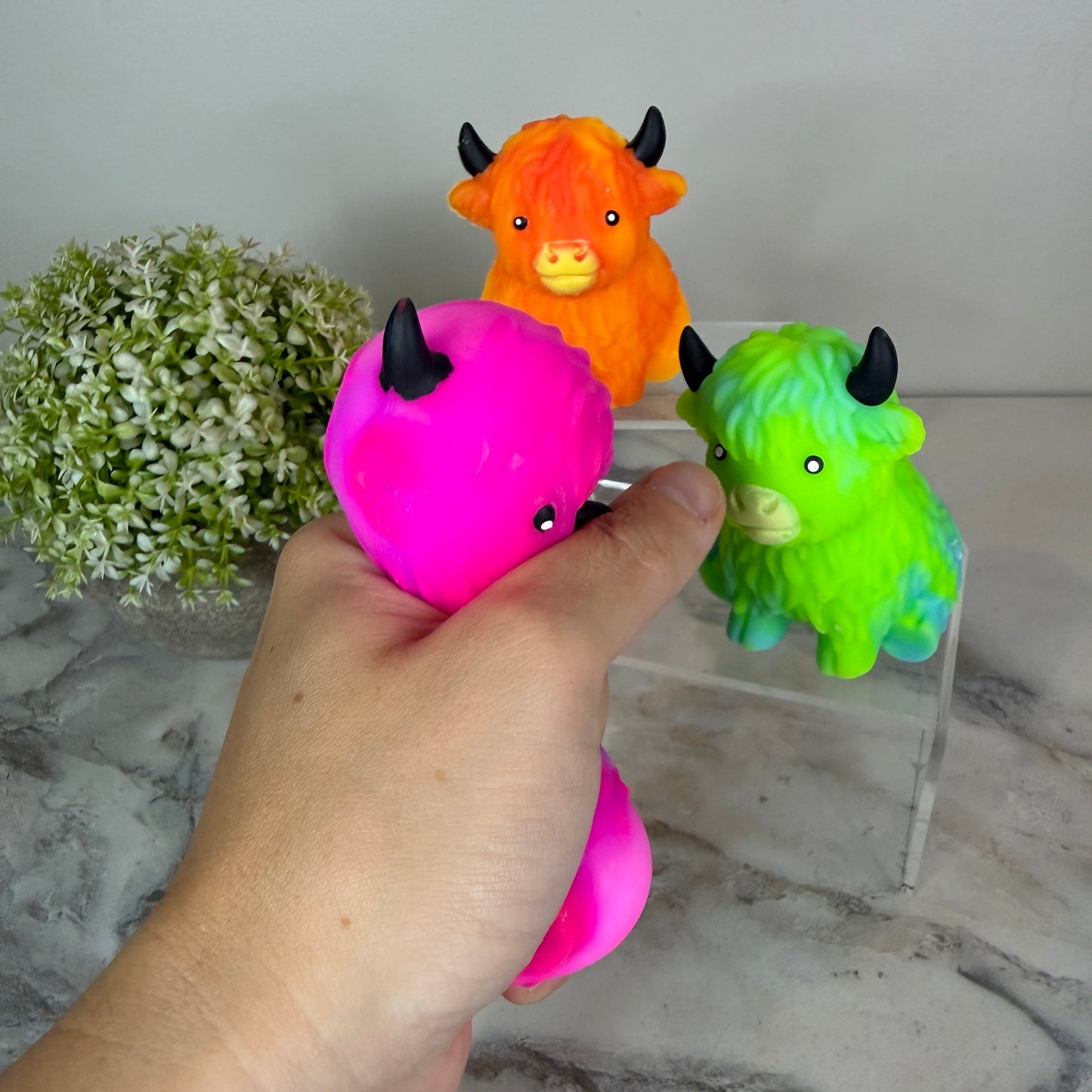 Squishy Toy - Highland Cow Ombre