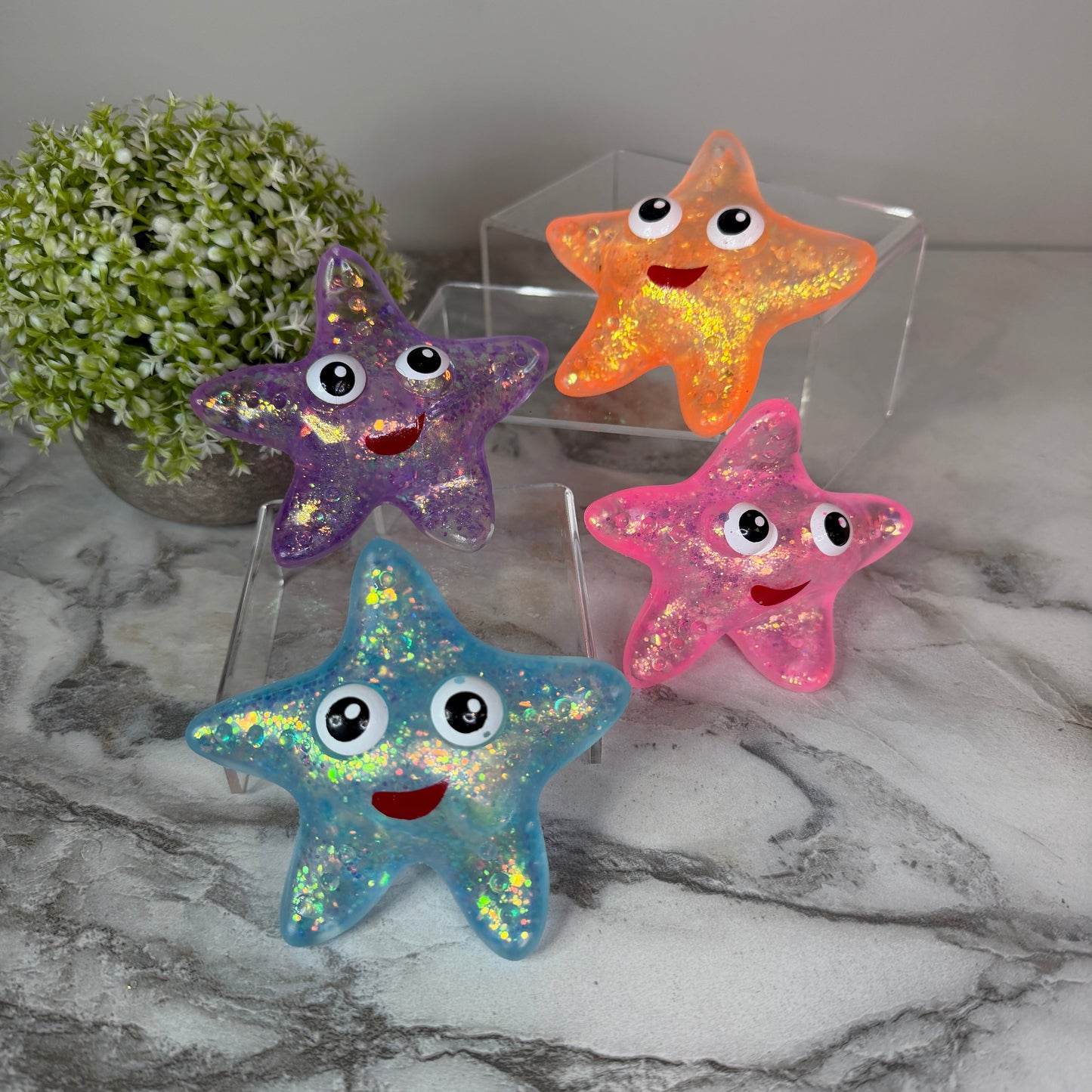 Squishy Toy - Glitter Starfish