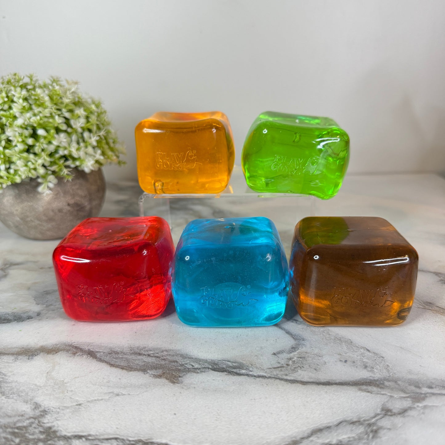 Squishy Toy - Soda Cube - Blue Raspberry Ice