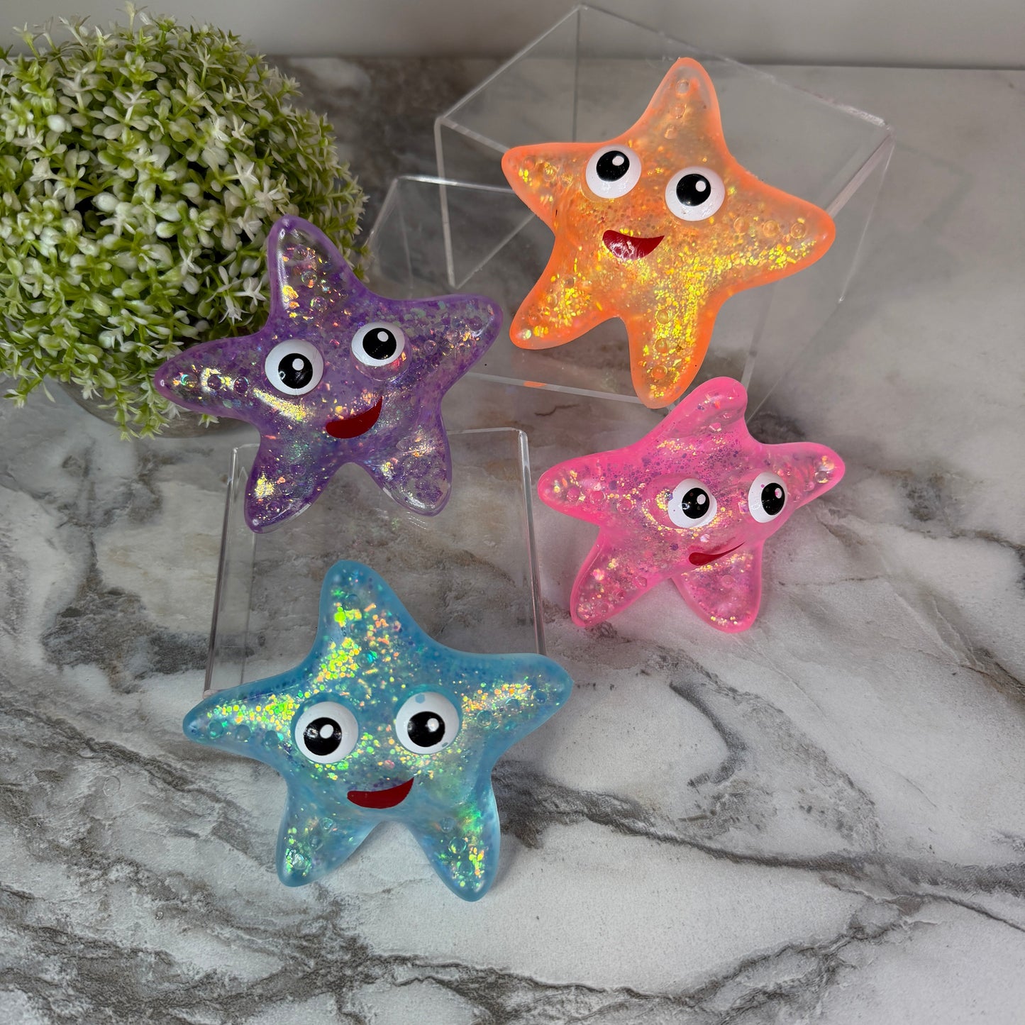 Squishy Toy - Glitter Starfish