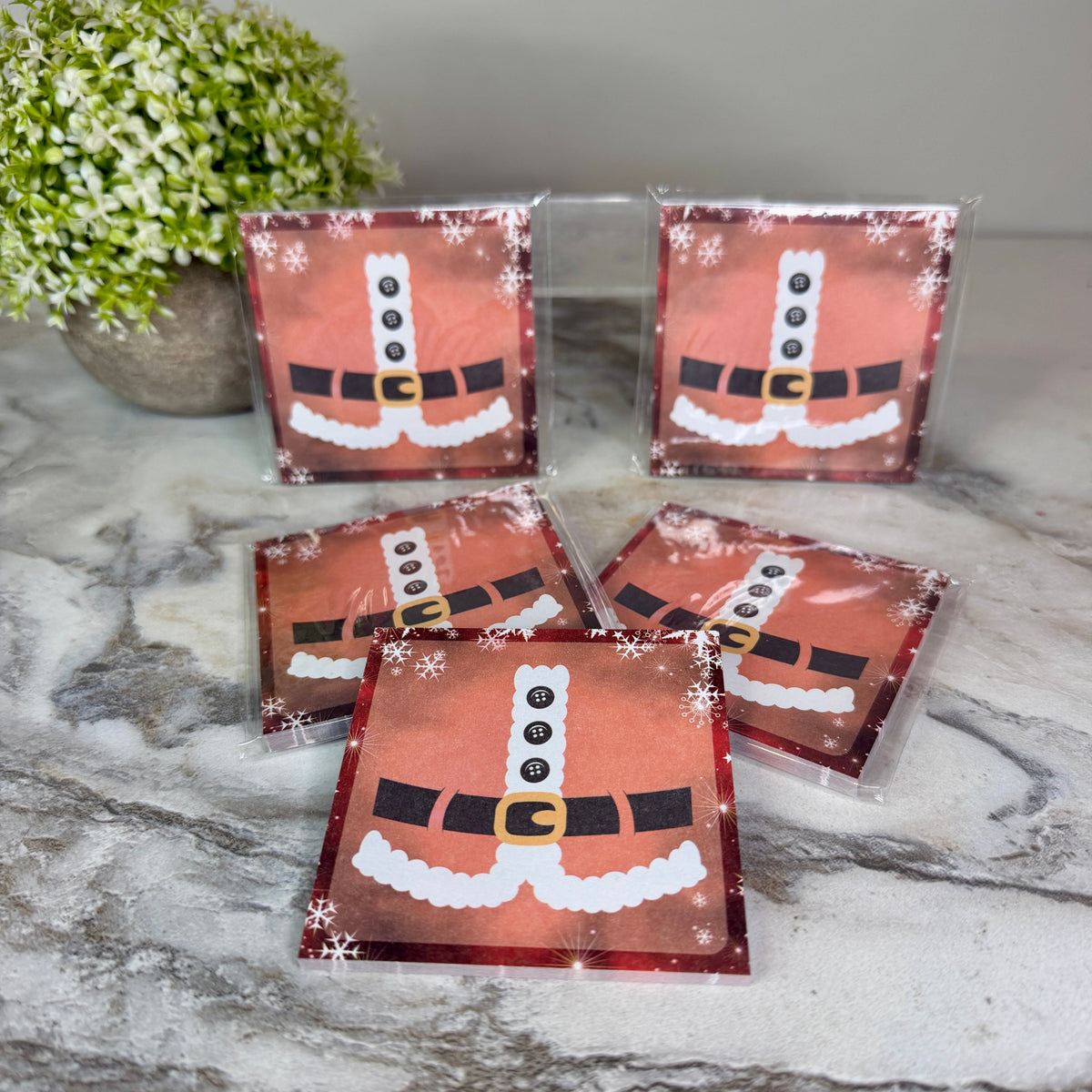 The Sticky Note Collection - Christmas Santa Snowflake