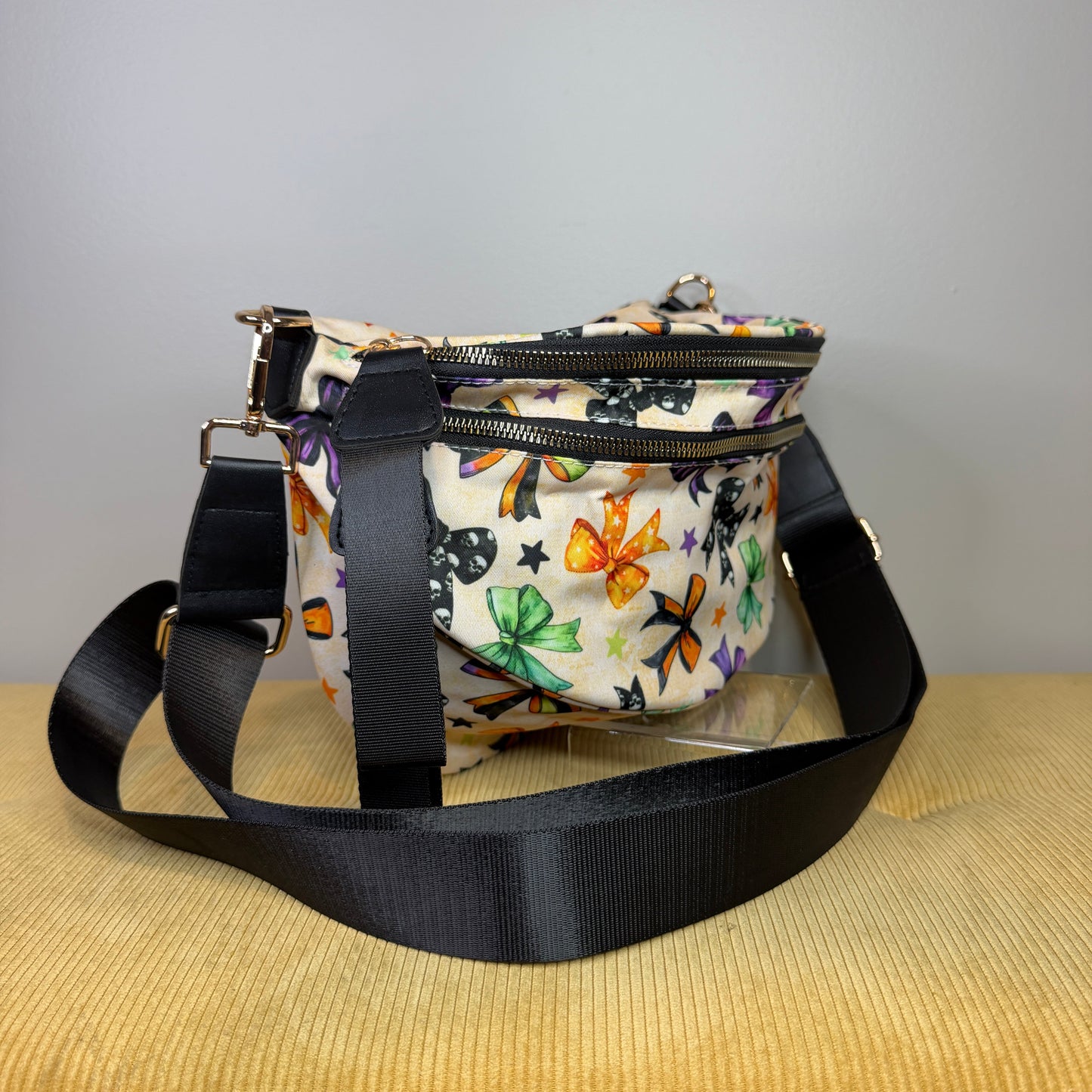 The Roni Nylon Crossbody - Halloween Fall Bows