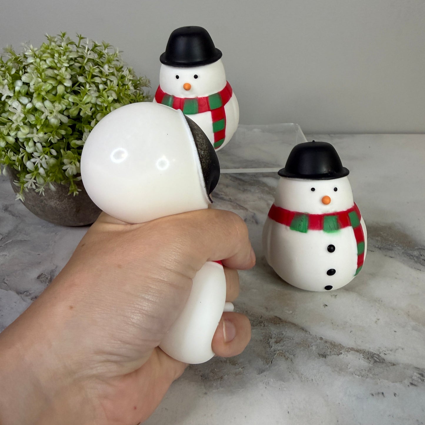 Squishy Toy - Christmas Marshmallow Snowman