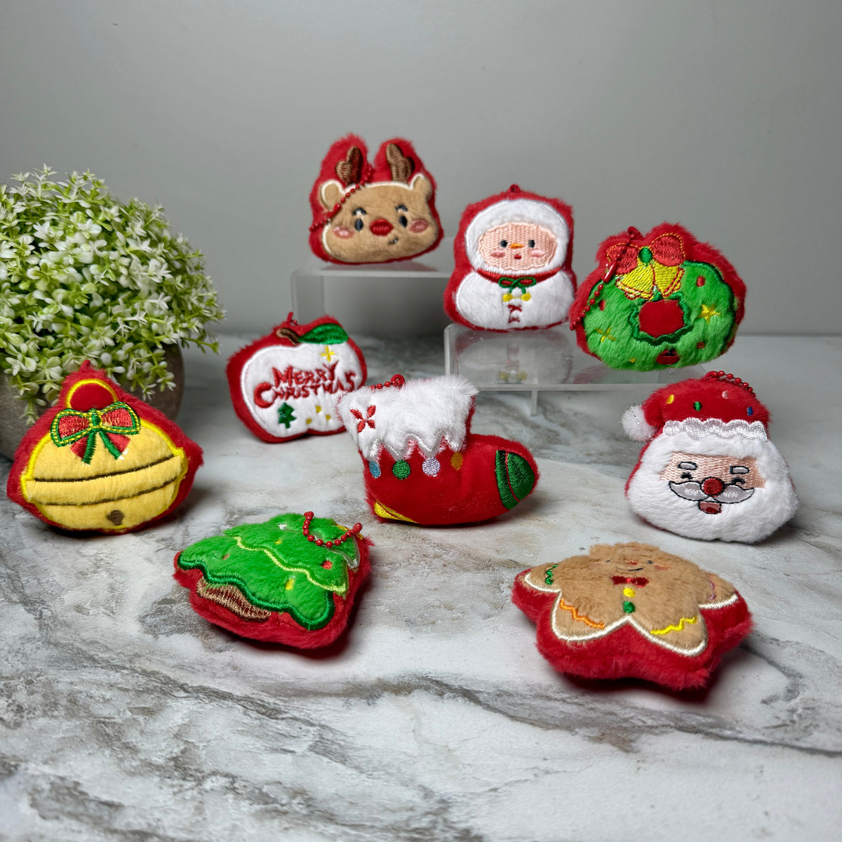 Keychain Toy Plush - Christmas Assortment