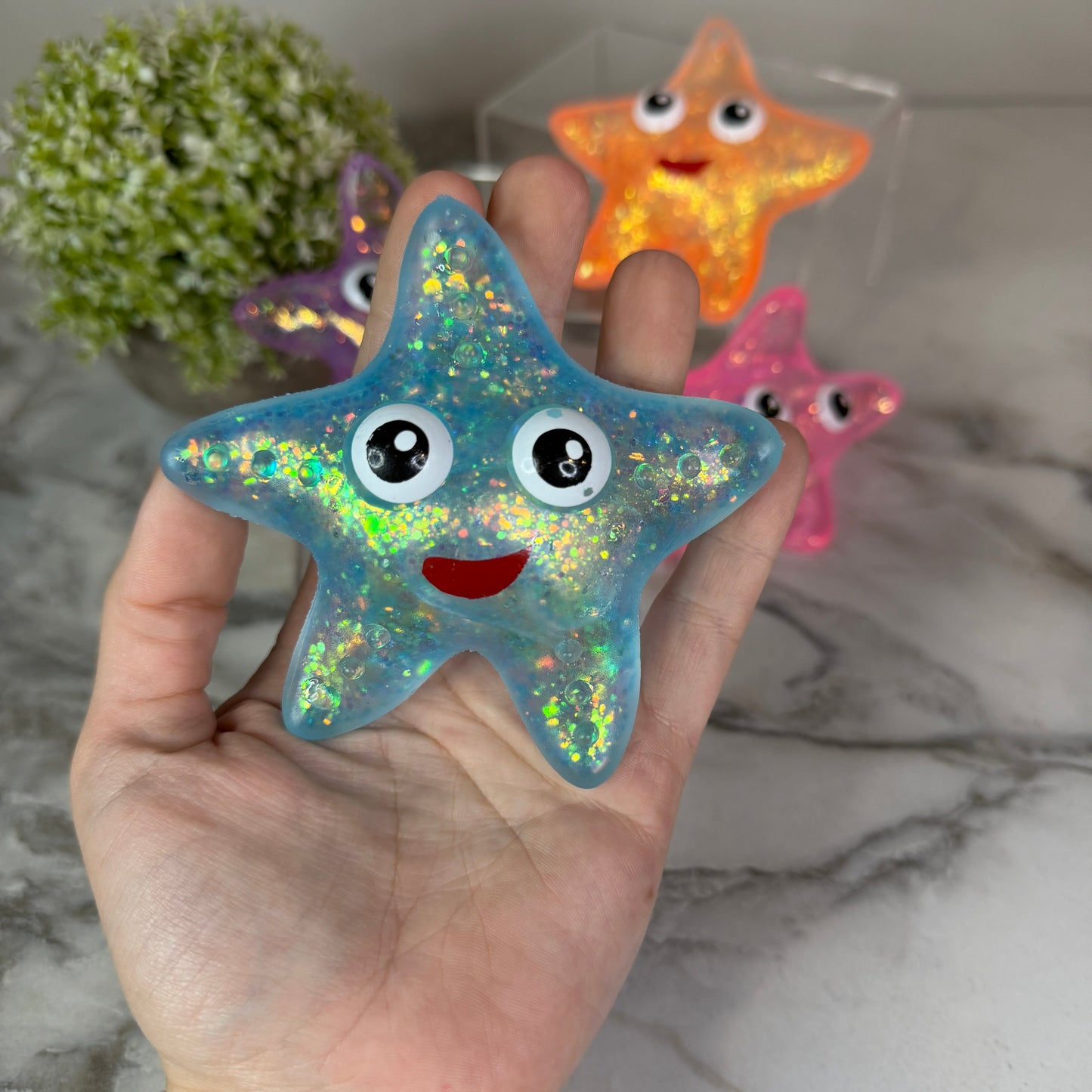 Squishy Toy - Glitter Starfish