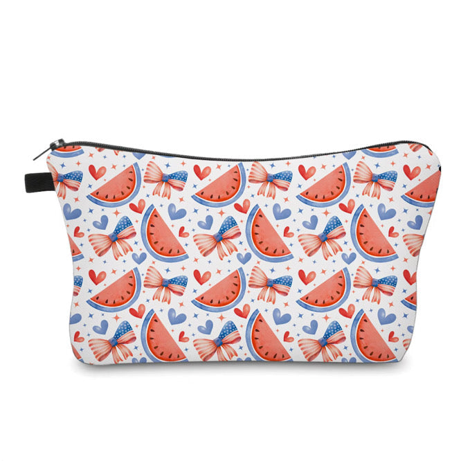 Pouch - America, Bow Watermelon