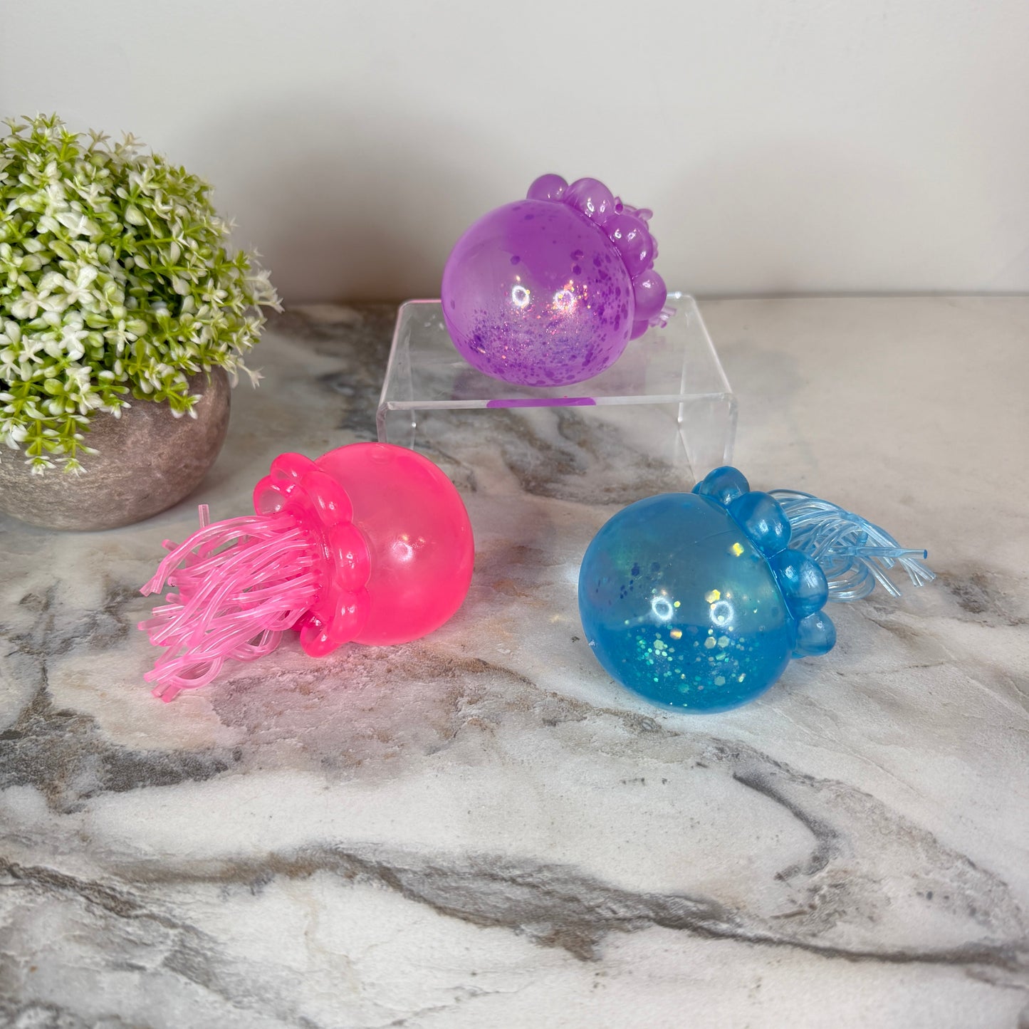 Squishy Toy - Glitter Jellyfish