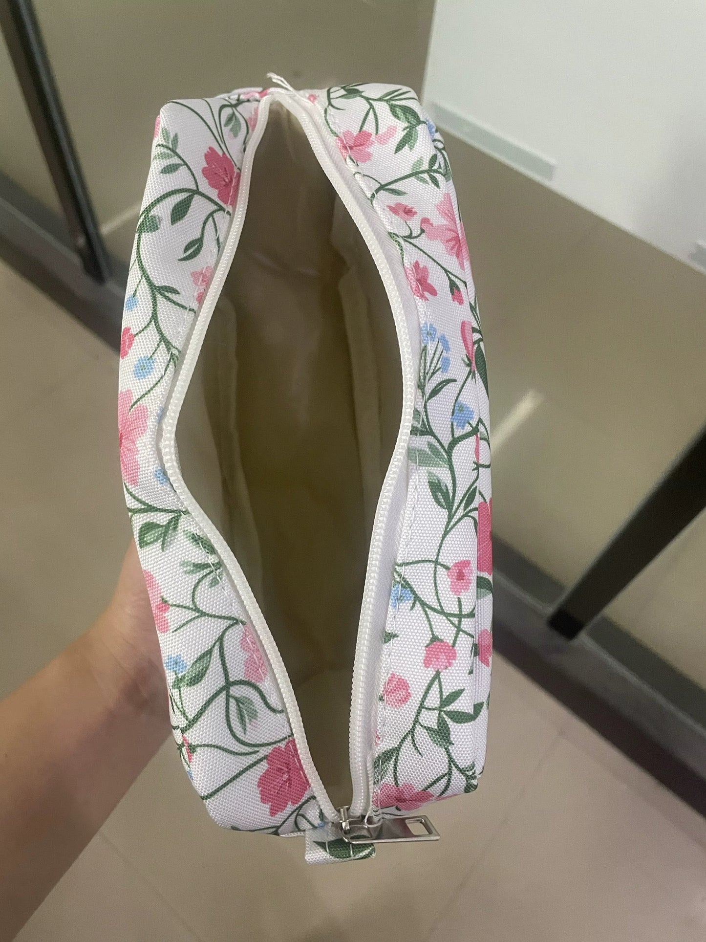 Rectangle Zip Pouch - Floral - PREORDER
