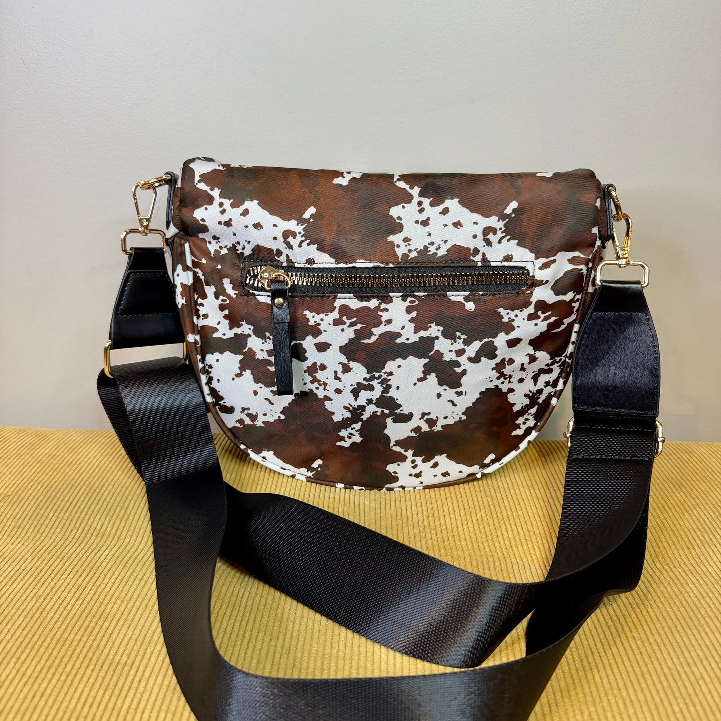 The Roni Nylon Crossbody - Brown Cow