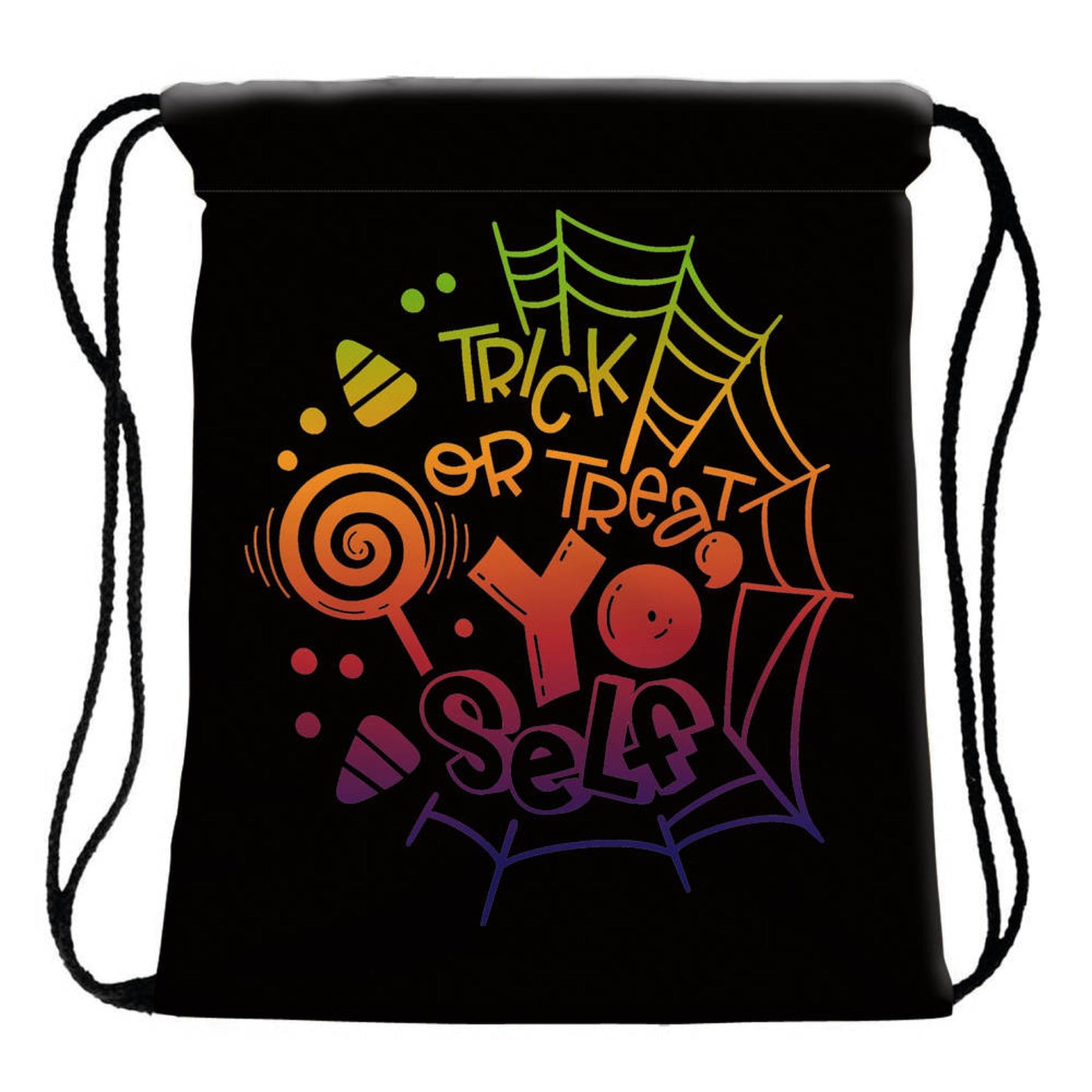 Trick or Treat Drawstring Bag - Halloween