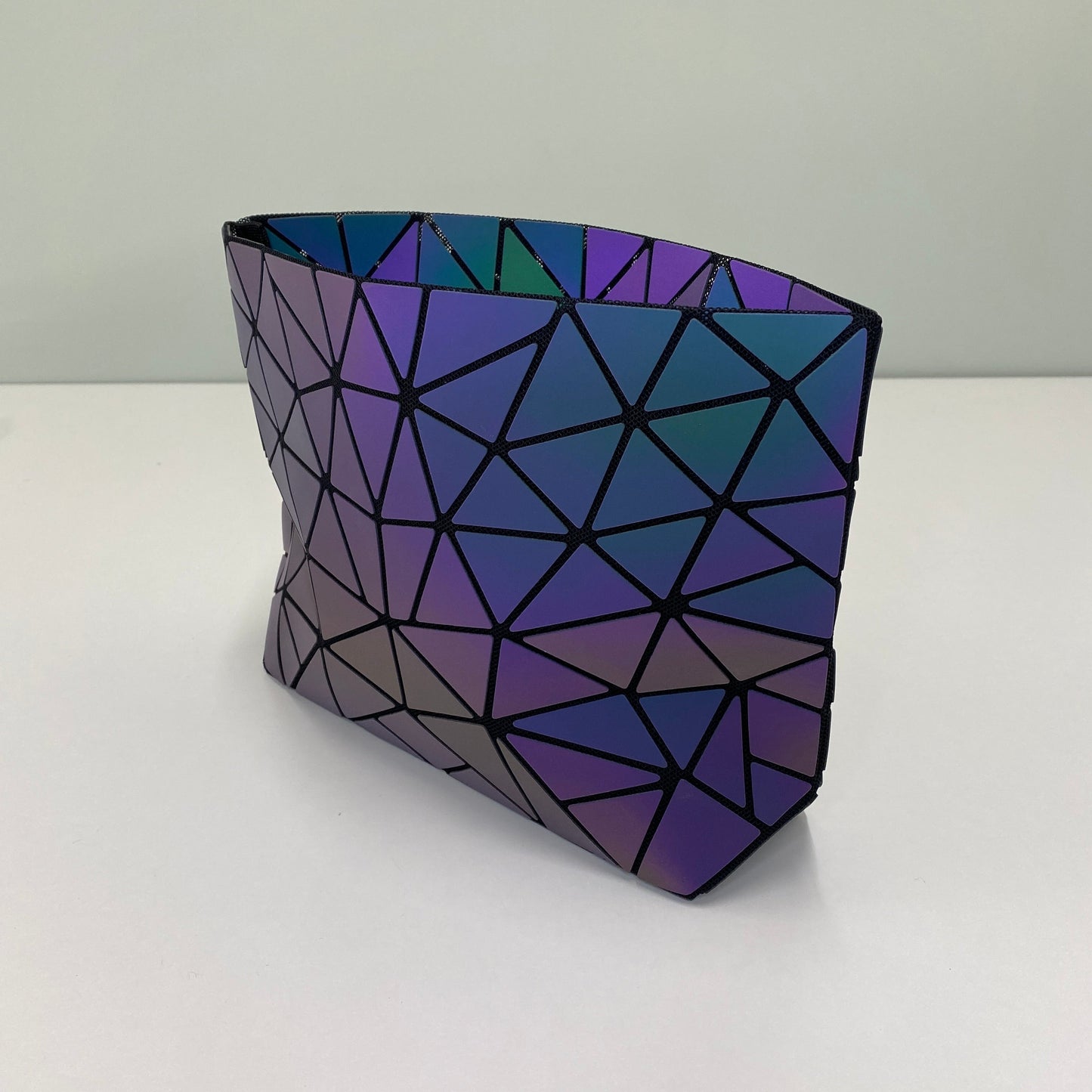 Flash Reflective Geometric Purse Bag