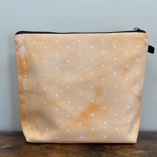 Pouch XL - Yellow Polkadot