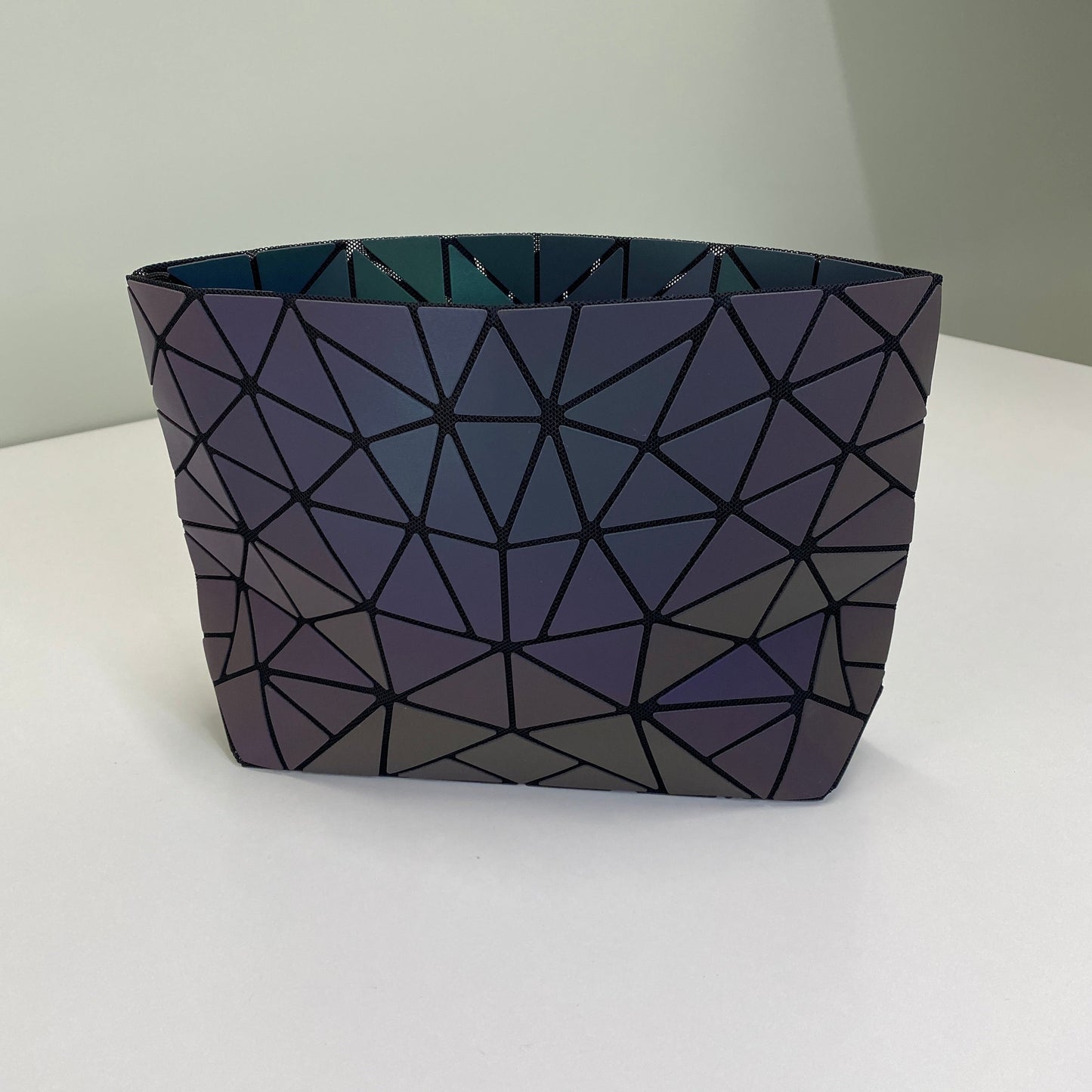 Flash Reflective Geometric Purse Bag